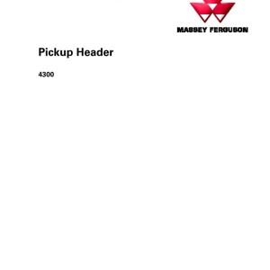 Massey Ferguson 5200 Workshop Service Manual 4283570M3