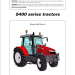 Massey Ferguson 5450 Dyna4 Operators Manual 4373021M1