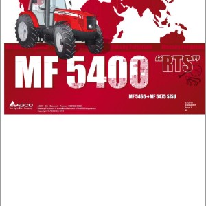 Massey Ferguson 5465 5475 TIER 3 SISU Repair Time Schedule 4346841M1