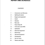 Massey Ferguson 6100 Series Repair Time Schedule