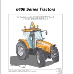 Massey Ferguson 6445 to 6480 Dyna6 Operators Manual 3378776M1
