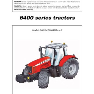 Massey Ferguson 6465 6475 6480 Dyna6 Operators Manual