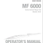 Massey Ferguson 6630 Operators Manual 9971162MFJ