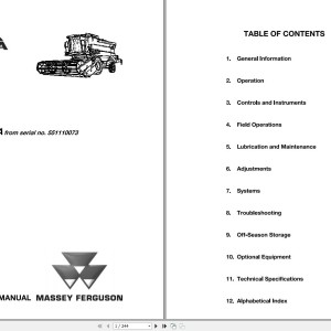 Massey Ferguson 7240 ACTIVA Operators Manual