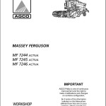 Massey Ferguson 7244 7245 7246 ACTIVA Workshop Manual 327208010