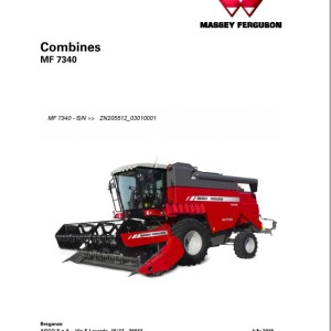 Massey Ferguson 7340 Operators Manual