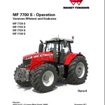 Massey Ferguson 7720 7722 7724 7726 Dyna-6 Operation Manual ACT0033480