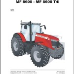 Massey Ferguson 8600 - 8600T4i Series Workshop Service Manual 4346908M3