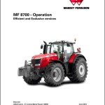 Massey Ferguson 8730 8732 8735 8737 Operation Maintenance Manual