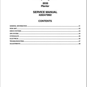 Massey Ferguson 8936 Service Manual 4283479M2