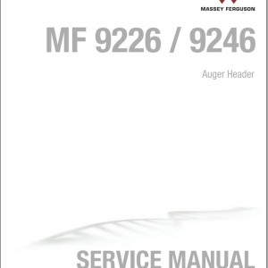 Massey Ferguson 9226 9246 Workshop Manual 4283613M1