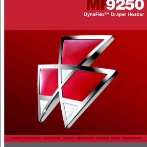 Massey Ferguson 9250 Operators Manual 700735827A
