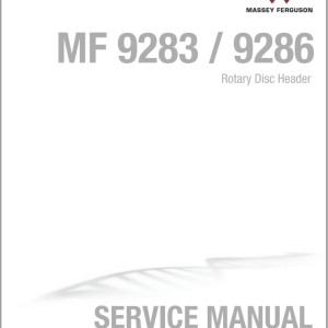 Massey Ferguson 9283 9286 Service Manual 4283612M1