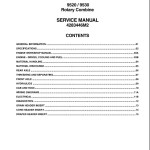 Massey Ferguson 9520 9530 Service Manual 4283446M2