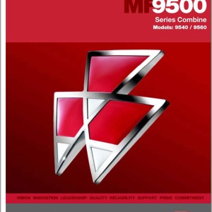 Massey Ferguson 9540 9570 Operators Manual 700735975D