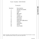 Massey Ferguson 9695 Repair Time Schedule 4283382M2