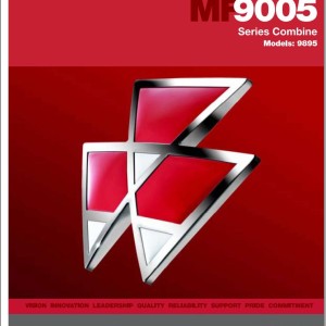 Massey Ferguson 9895 Operators Manual 700736099F