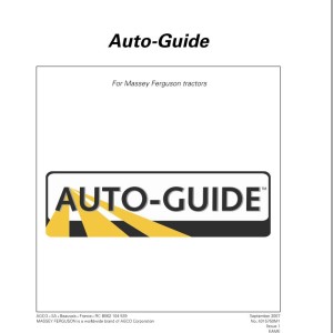 Massey Ferguson Auto-Guide Manual