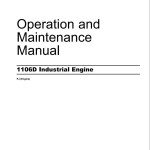 Massey Ferguson Engine Perkins 1106D Operation Maintenance Manual SEBU8119-1