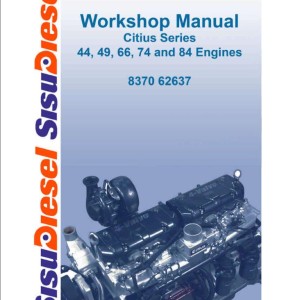 Massey Ferguson Engine Sisu 44 49 66 74 84 Workshop Manual 837062637