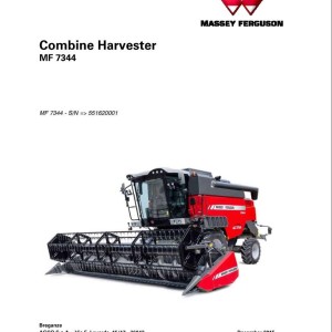 Massey Ferguson 7344 Operators Manual