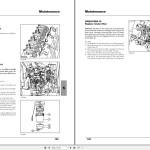 Massey Ferguson MF 2430 2435 2440 STD-GE Operation Maintenance Manual 3676146M1