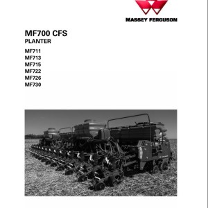 Massey Ferguson MF711 to MF730 Workshop Service Manual 7041911M91