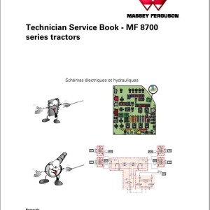 Massey Ferguson MF8700 Series Technician Service Book