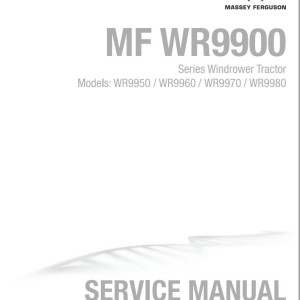 Massey Ferguson WR9950 WR9960 WR9970 WR9980 Service Manual 4283616M1