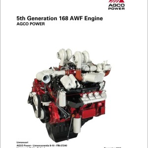 AGCO Engine 5th Generation 168AWF Operators Manual V837091046