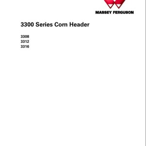 Massey Ferguson 3308 3312 3316 Service Manual 4283583M3