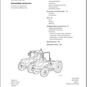 Massey Ferguson 3400 Series Operators Manual 1857488M1
