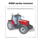 Massey Ferguson 5400 Series Operators Manual 4315779M2