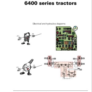 Massey Ferguson 6400 Series Technical Service Book 4346420M1