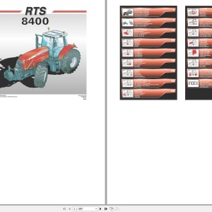 Massey Ferguson 8400 Parts Manual 3378867M1