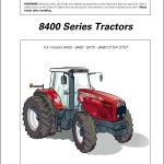 Massey Ferguson 8450 8460 8470 8480 DYNA STEP Operators Manual
