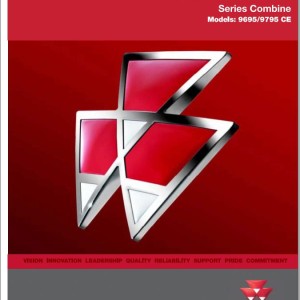 Massey Ferguson 9695 9795CE Operators Manual 700735875F
