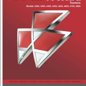 Massey Ferguson MF400Xtra Series Workshop Manual MOI400XE01