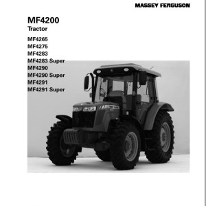 Massey Ferguson MF4200 Series Operators Manual 6269701M5