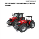 Massey Ferguson MF5700 MF6700 Workshop Service Manual ACT001919A