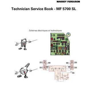 Massey Ferguson MF5700SL Series Technical Service Book ACT0021580