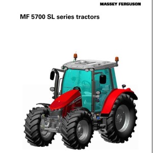 Massey Ferguson MF5700SL Series Workshop Service Manual ACT0021460