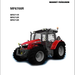 Massey Ferguson MF6711R MF6712R MF6713R Workshop Manual ACW0647440