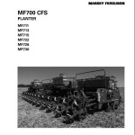 Massey Ferguson MF700 Series Workshop Service Manual 7041911M91
