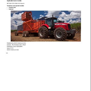 Massey Ferguson MF7350 to MF7415 Dyna6 Parts Manual 6290326M1