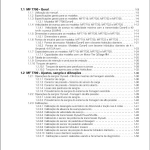 Massey Ferguson MF7700 Series Workshop Manual ACW3629800