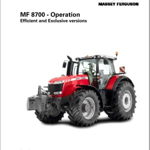 Massey Ferguson MF8700 Operators Manual ACT0026450