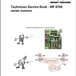 Massey Ferguson MF8700 Series Technical Service Book ACT000616B