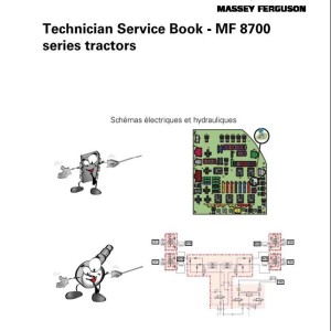 Massey Ferguson MF8700 Series Technical Service Book ACT0031240