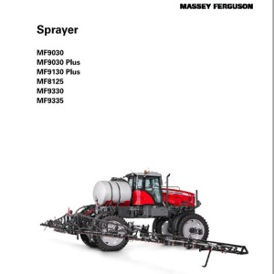 Massey Ferguson MF9030 to MF9335 Workshop Service Manual ACW3479540